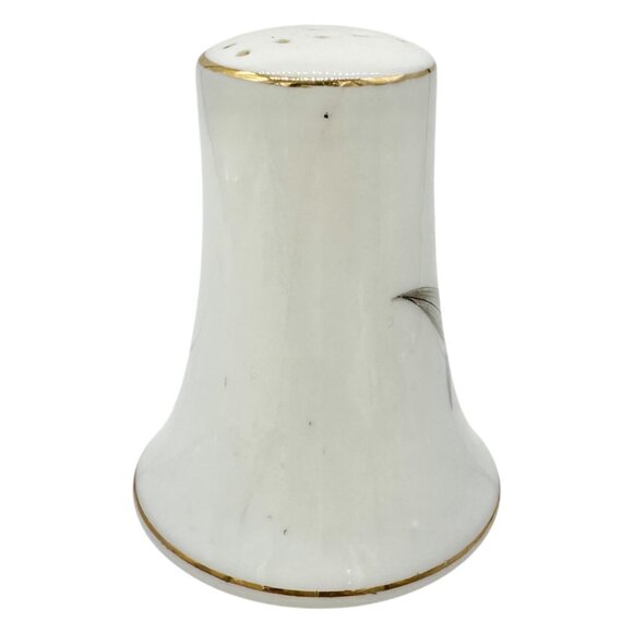 Vintage Kaysons Fine China Pepper Shaker Lily Of The Valley Design Gold Trim - Picture 6 of 9